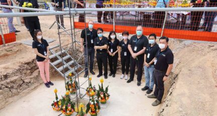 Main piling ceremony for new mechanics factory in Thailand